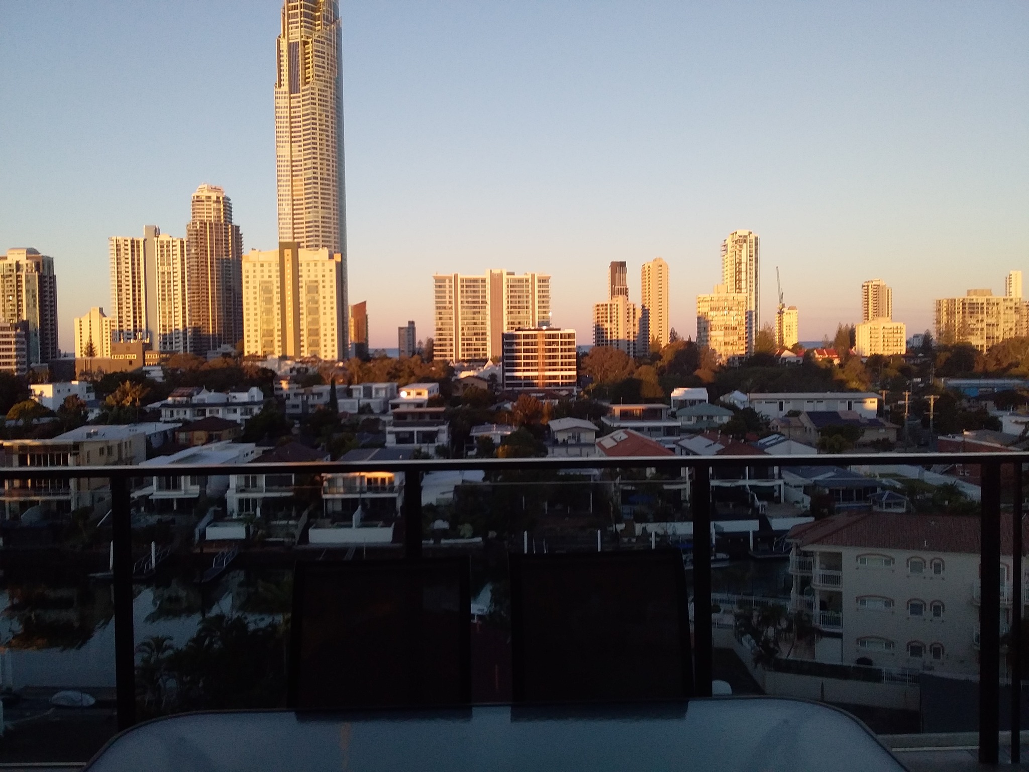 The view from our apartments